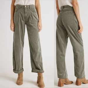 Anthropologie Pilcro The Breaker Tapered Corduroy Pants Jeans
